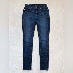 Lucky Brand Women's Brooke Skinny Mid-Rise Stretchy Slim Denim Ankle Jeans 0/25